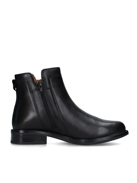 STIVALETTI TACCO BASSO 17103 DONNA NERO