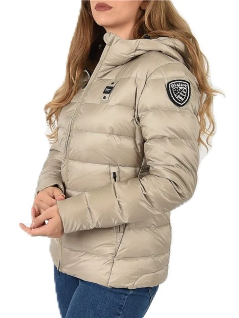 PIUMINO CORTO CON IMBOTTITURA DONNA  BEIGE