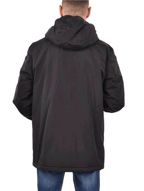 PIUMINO CON TASCHE INTERNE UOMO NERO