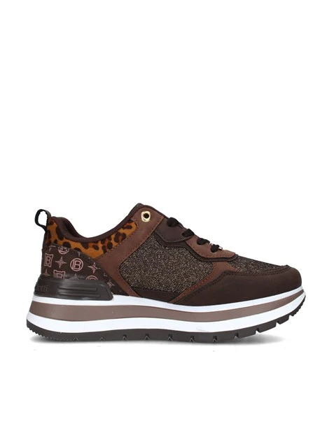 SNEAKERS BASSE 9238 DONNA MARRONE