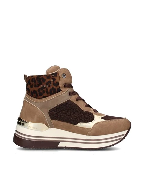 SNEAKERS BASSE 9256 DONNA MARRONE