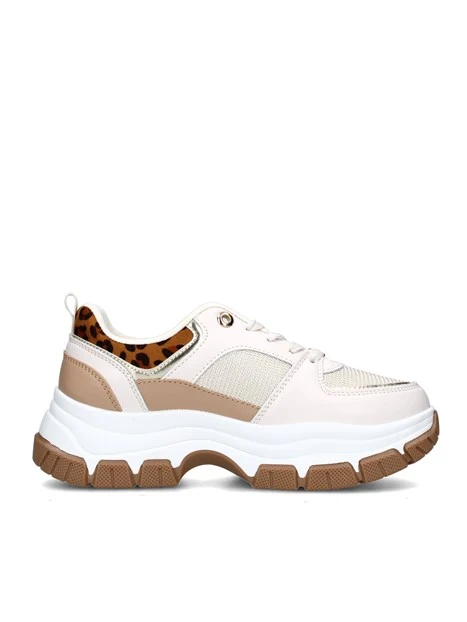 SNEAKERS BASSE 9218 DONNA BEIGE