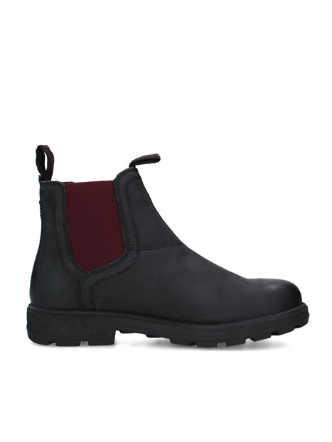 STIVALETTI TACCO BASSO JL52500A DONNA NERO BORDEAUX