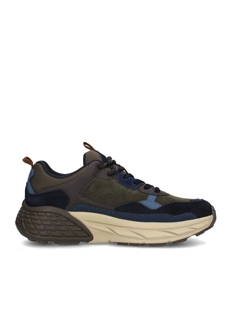 SNEAKERS BASSE GROOVE JM52070A UOMO MARRONE BLU