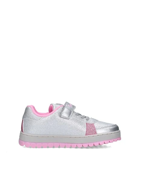 SNEAKERS BASSE MILLE STELLE BAMBINA ARGENTO