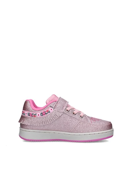 SNEAKERS BASSE FRANGETTA MIX BAMBINA ROSA