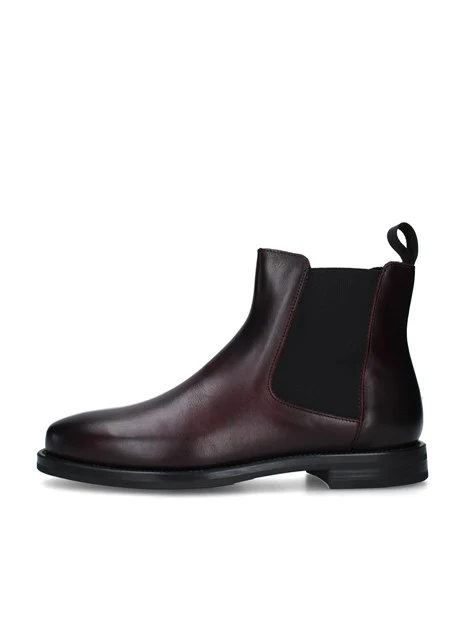 STIVALETTI TACCO BASSO 98L3 DONNA BORDEAUX