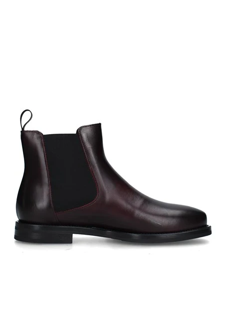 STIVALETTI TACCO BASSO 98L3 DONNA BORDEAUX