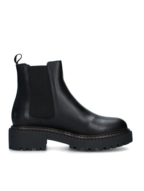 STIVALETTI TACCO BASSO 78L3 DONNA NERO