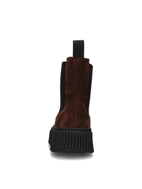 STIVALETTI TACCO BASSO 40A5 DONNA MARRONE