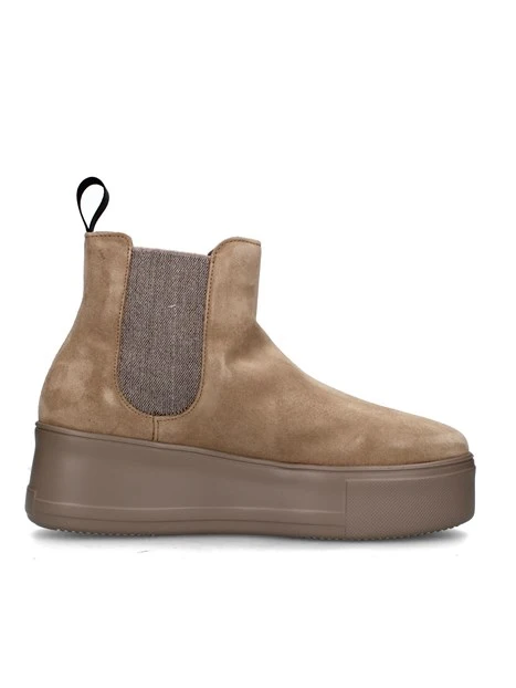 STIVALETTI TACCO ALTO 39A5 DONNA BEIGE