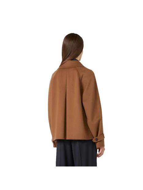 CAPPOTTO CORTO  DOPPIOPETTO DONNA MARRONE