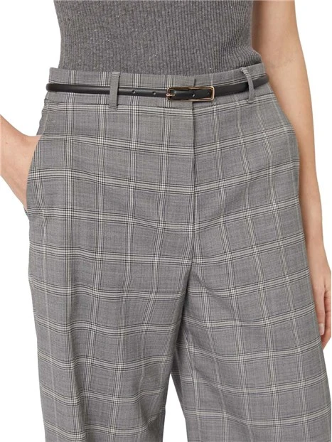 PANTALONI PALAZZO CON TASCHE ALLA FRANCESE DONNA GRIGIO