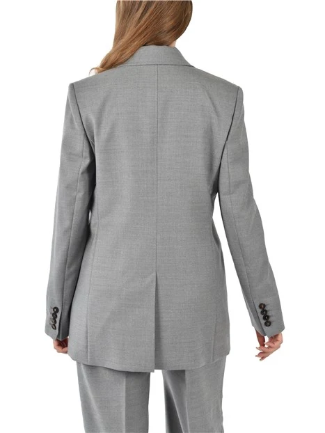 GIACCA BLAZER  MONOPETTO  DONNA GRIGIO CHIARO