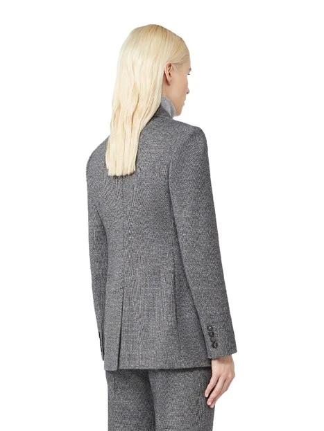 BLAZER DOPPIOPETTO IN JERSEY DONNA GRIGIO