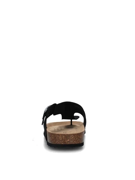 SANDALI BASSI U159VD00032 GHITA UOMO NERO