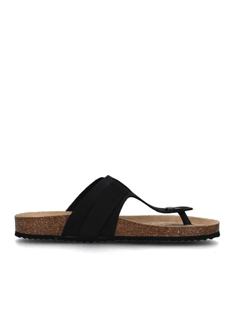 SANDALI BASSI U159VD00032 GHITA UOMO NERO