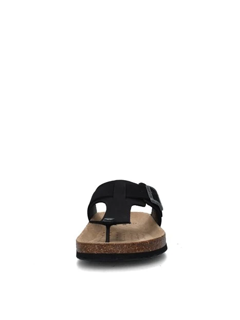 SANDALI BASSI U159VD00032 GHITA UOMO NERO