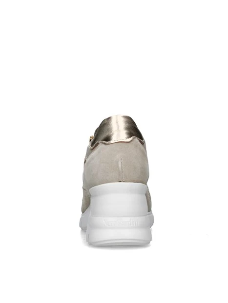 SNEAKERS PLATFORM E306462D DONNA AVORIO BEIGE