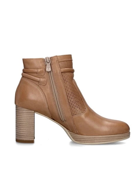 STIVALETTI TACCO ALTO E409730D DONNA CUOIO