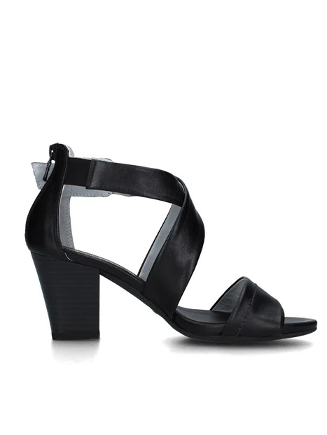 SANDALI TACCO ALTO E410380D DONNA NERO