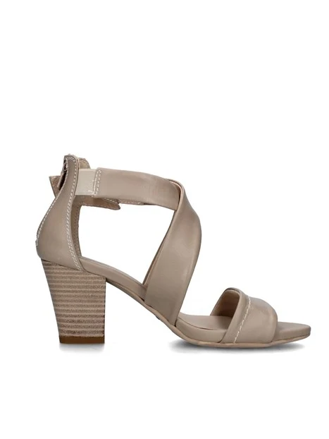 SANDALI TACCO ALTO E410380D DONNA BEIGE