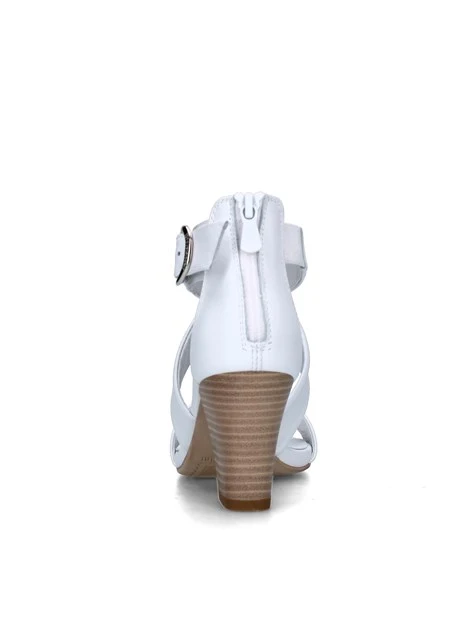 SANDALI TACCO ALTO E410380D DONNA BIANCO