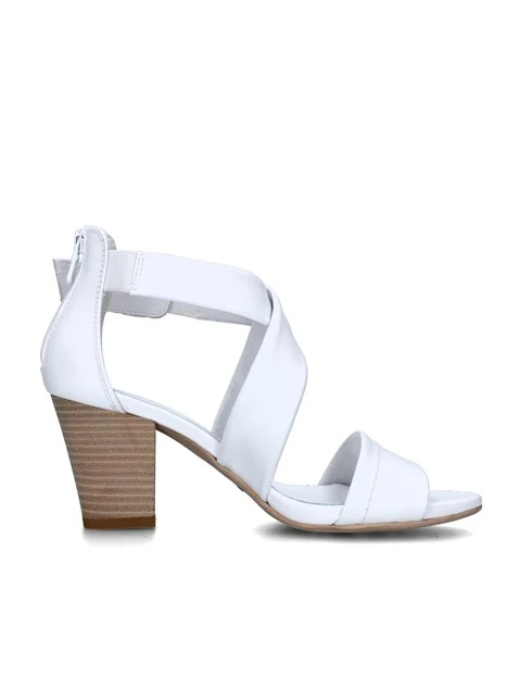 SANDALI TACCO ALTO E410380D DONNA BIANCO