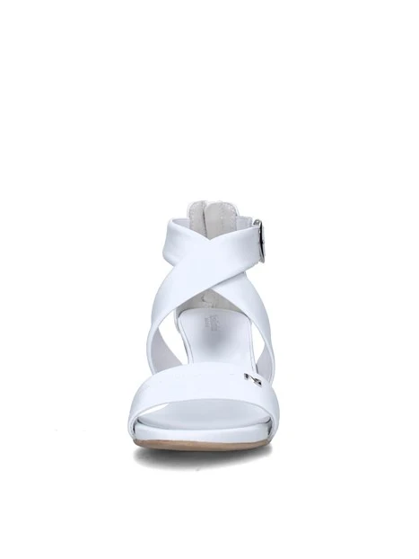 SANDALI TACCO ALTO E410380D DONNA BIANCO