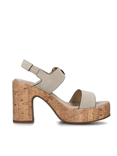 SANDALI TACCO ALTO E410390D DONNA AVORIO