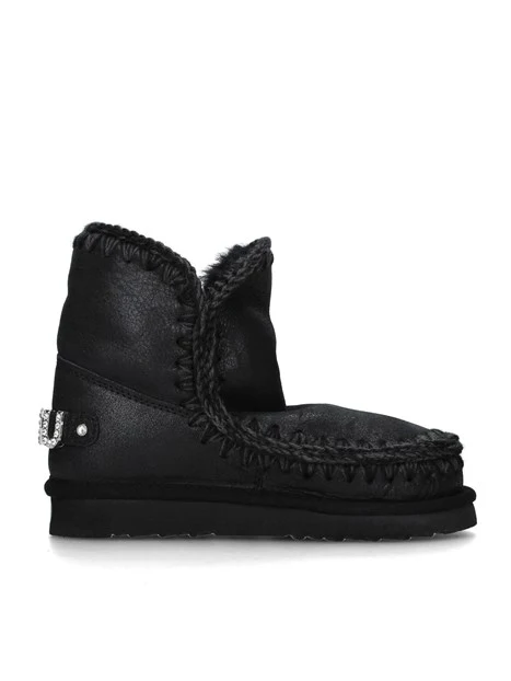 STIVALETTI TACCO BASSO FW101036B DONNA NERO