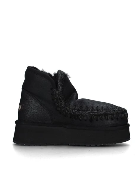 STIVALETTI TACCO BASSO FW681000B DONNA NERO