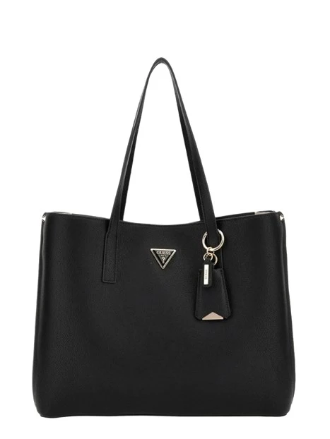 BORSA A SPALLA CON MANICI E CHARM DONNA NERO