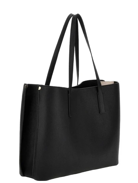 BORSA A SPALLA CON MANICI E CHARM DONNA NERO