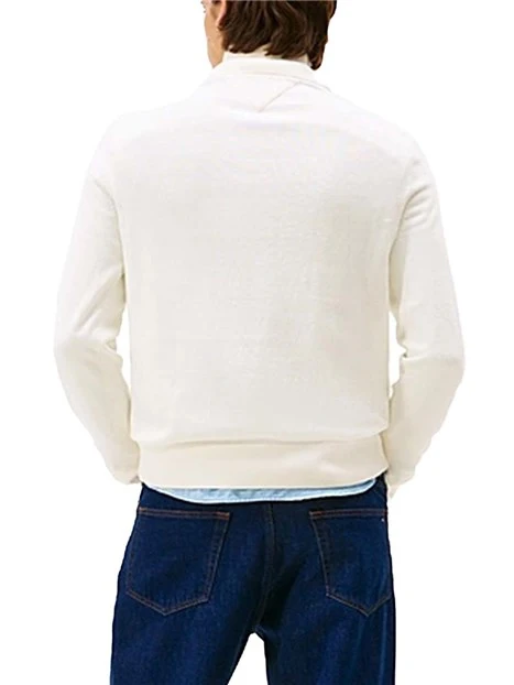 MAGLIA DOLCEVITA CON ZIP UOMO AVORIO