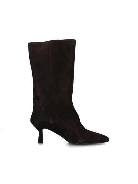STIVALI TACCO ALTO BOOTS/RT DONNA MARRONE