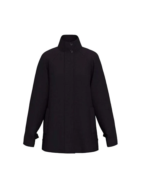 GIACCA IMPERMEABILE  COLLO RIALZATO DONNA BLU