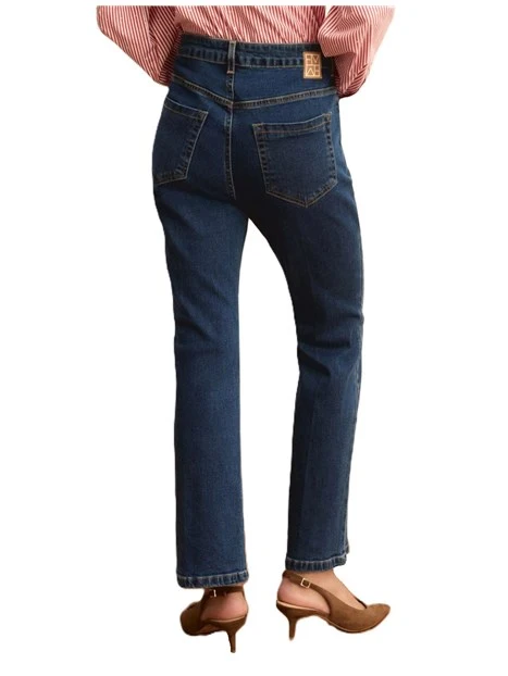 JEANS REGULAR IN COTONE STRECTH ADERENTI DONNA BLU