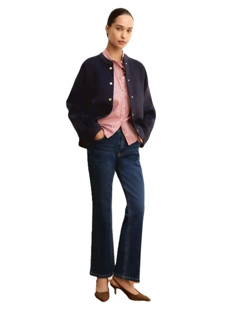 JEANS REGULAR IN COTONE STRECTH ADERENTI DONNA BLU