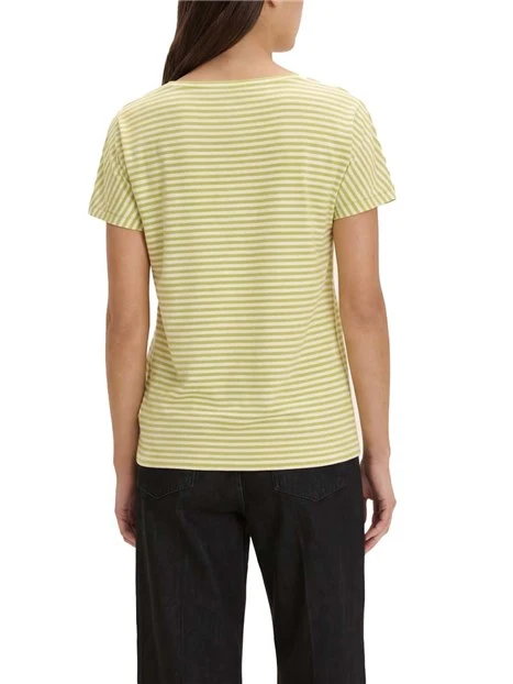 T-SHIRT MANICA CORTA A KIMONO DONNA GIALLO