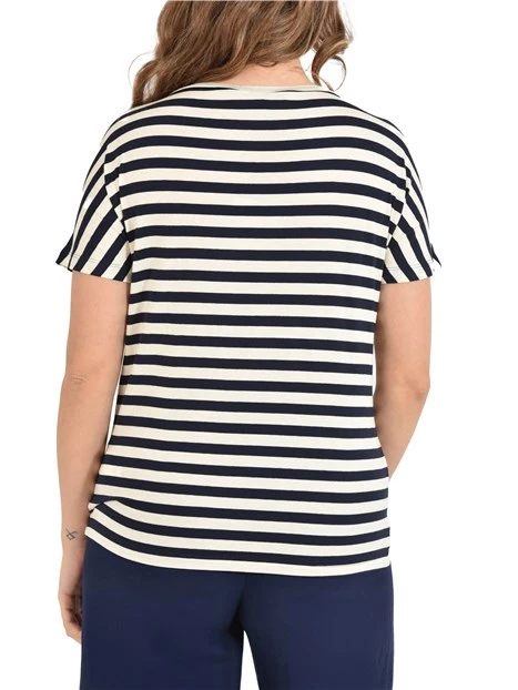 T-SHIRT MANICA CORTA A KIMONO DONNA BIANCO