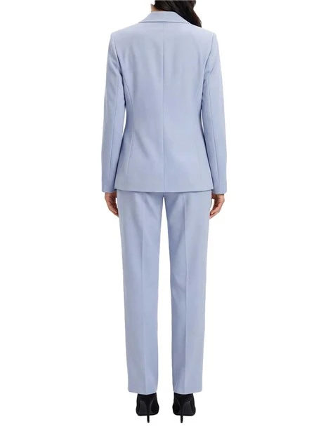 TAILLEUR IN TWILL DONNA AZZURRO