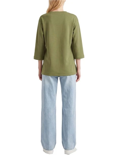 BLUSA IN VISCOSA CONFORTEVOLE DONNA VERDE