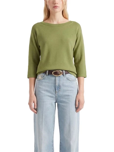 BLUSA IN VISCOSA CONFORTEVOLE DONNA VERDE