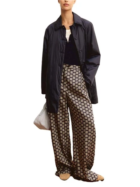 PANTALONI PALAZZO CON FANSTASIE VARIE DONNA BLU