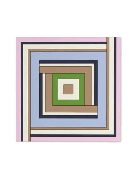 FOULARD IN TWILL DI SERA CON FANTASIA MULTICOLORE DONNA ROSA