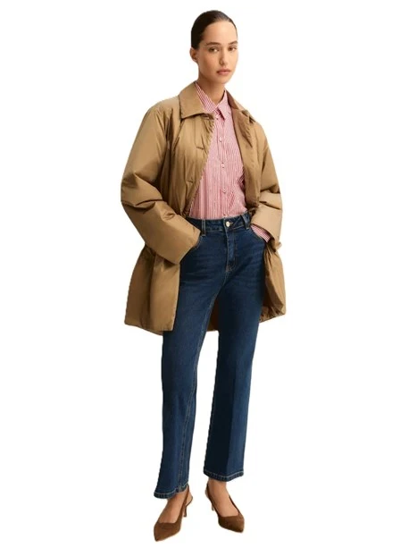 CAMICIA CON APPLICAZIONI DECORATIVE ALL OVER DONNA BIANCO