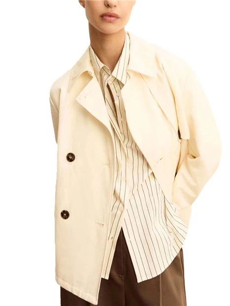 GIACCA IMPERMEABILE ANTIGOCCIA DONNA BIANCO