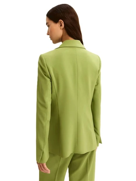 TAILLEUR IN TESSUTO FULIDO CON GIACCA MONOPETTO DONNA VERDE