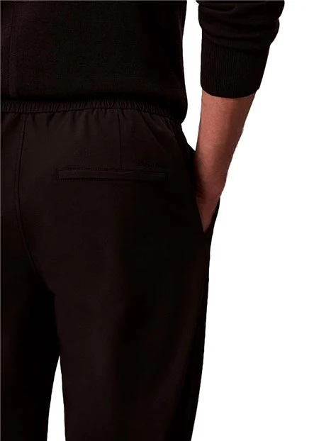 JOGGERS SLIM  CON ELASTICO IN VITA UOMO NERO